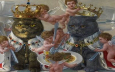 Japanese Artist Gives Cats The Regal Renaissance Art Treatment They Deserve